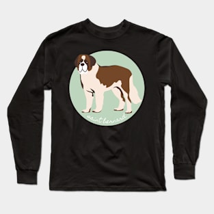 Saint Bernard Lover Gift Dog Breed Pet Lover Puppy Long Sleeve T-Shirt